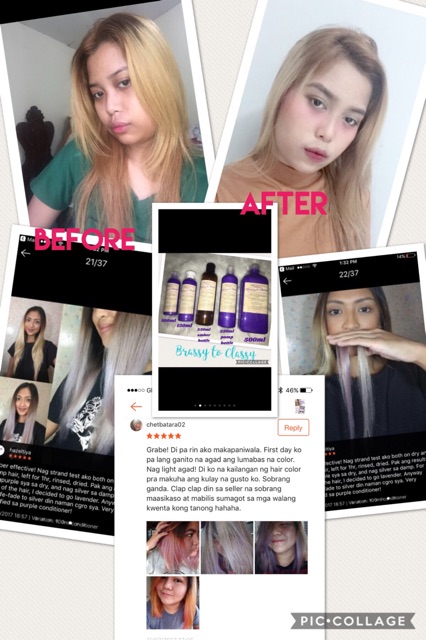 Light Formula Hair Purple Conditioner Toner Treatment