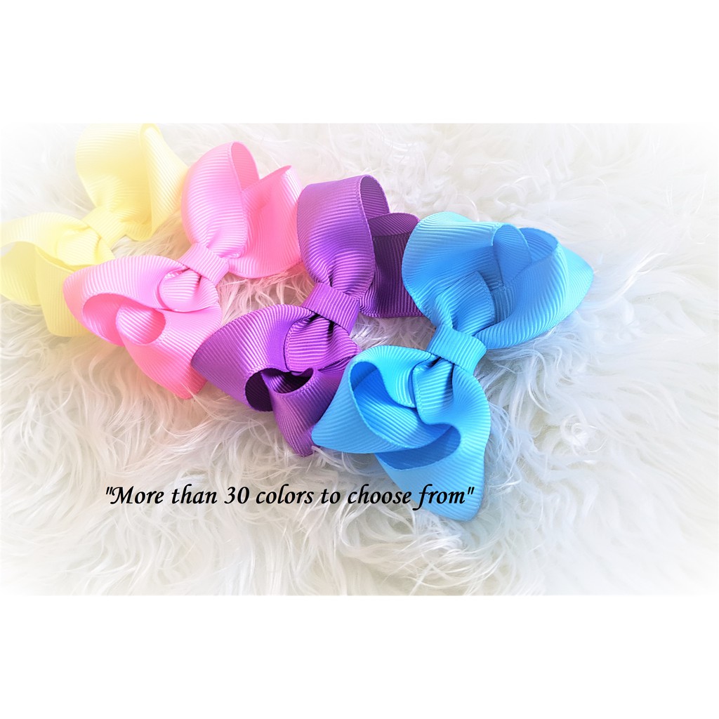 Pair (2pcs) Bow Hair Clip Girls Hair Accessories