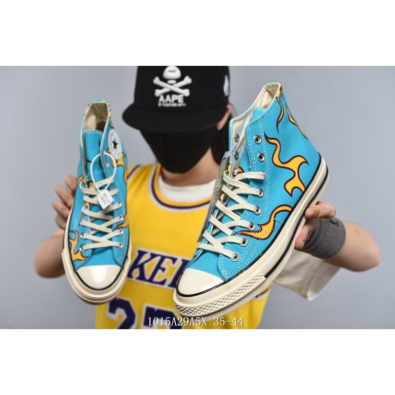 converse flame high top