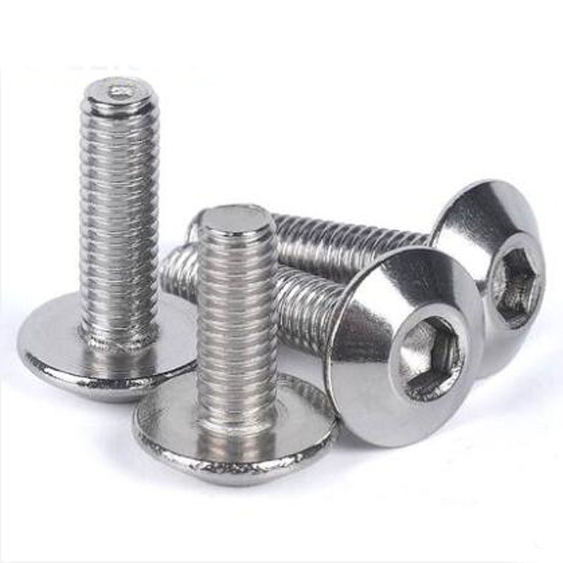 flat round head bolt