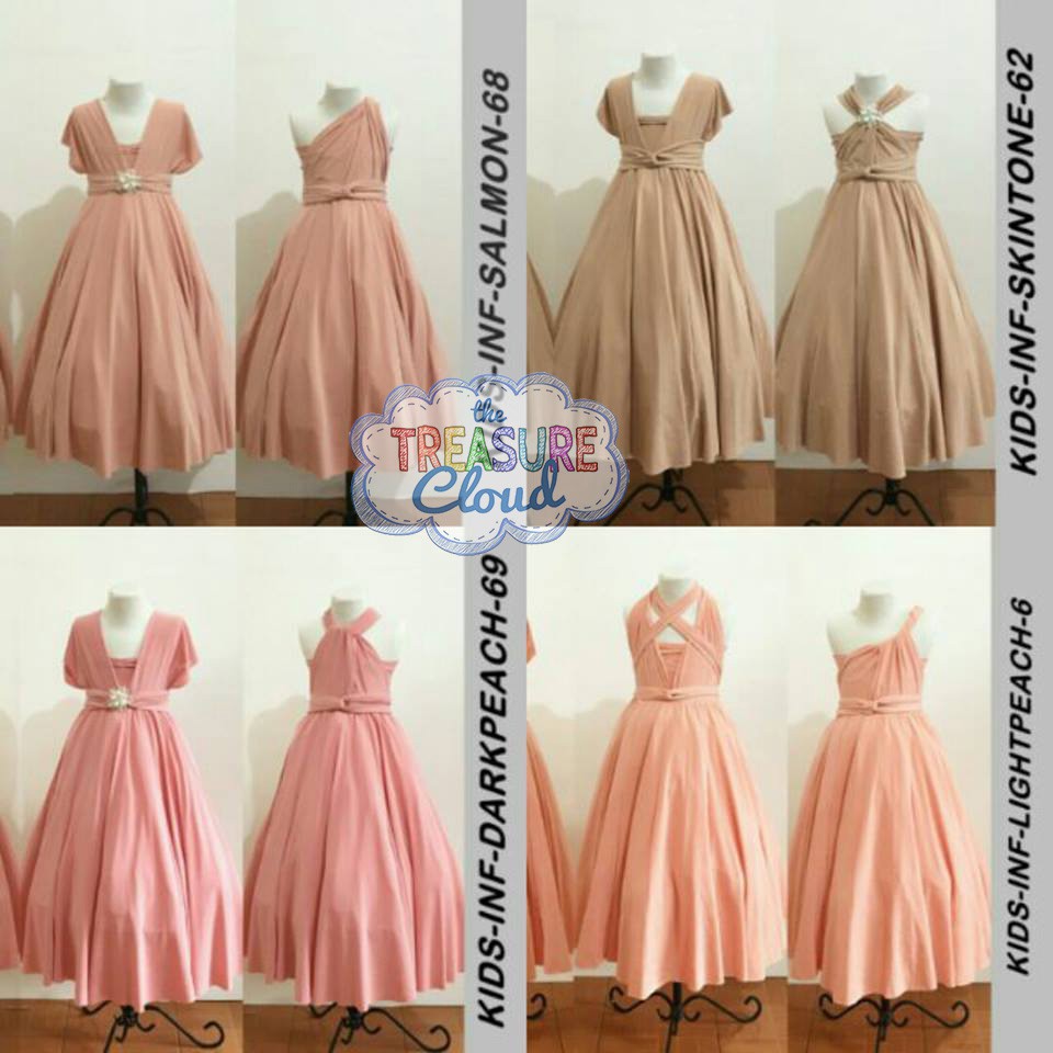 rose gold dress for kids