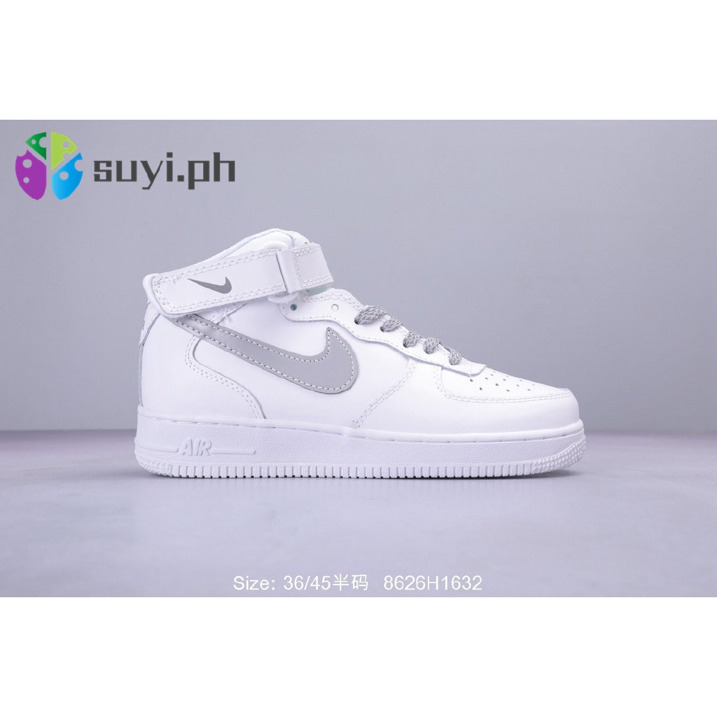 nike air force 1 mid white mens