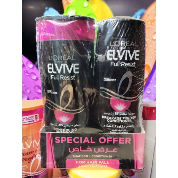 400ML Loreal Elvive shampoo and conditioner (400MLx2)