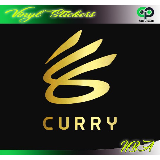 Stephen Curry Logo 001 (NBA) - Vinyl Sticker (For Laptop, Motorcycle, Car,  Etc.) | Shopee Philippines