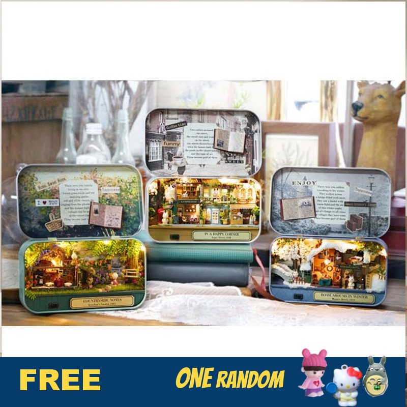 DIY Box Theatre Kit Cutebee Miniature House COD with Tools and Glue