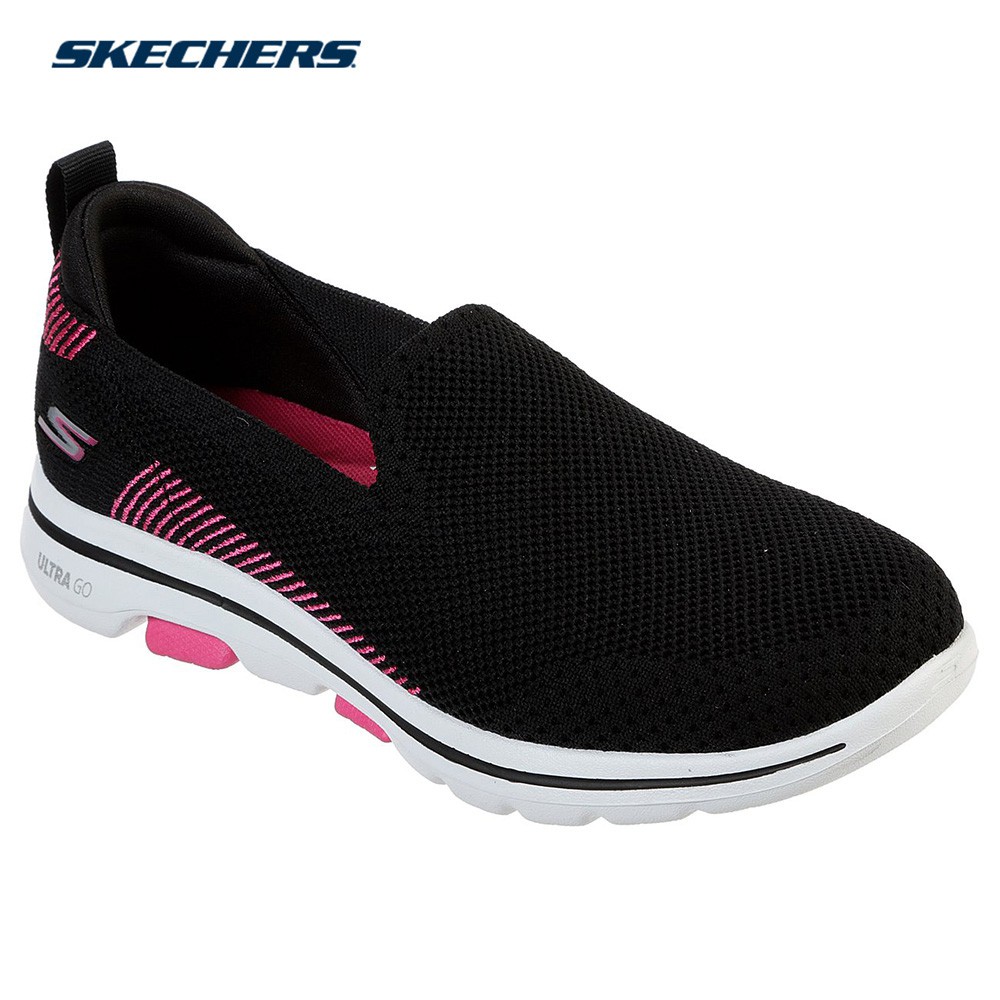 skechers black pink