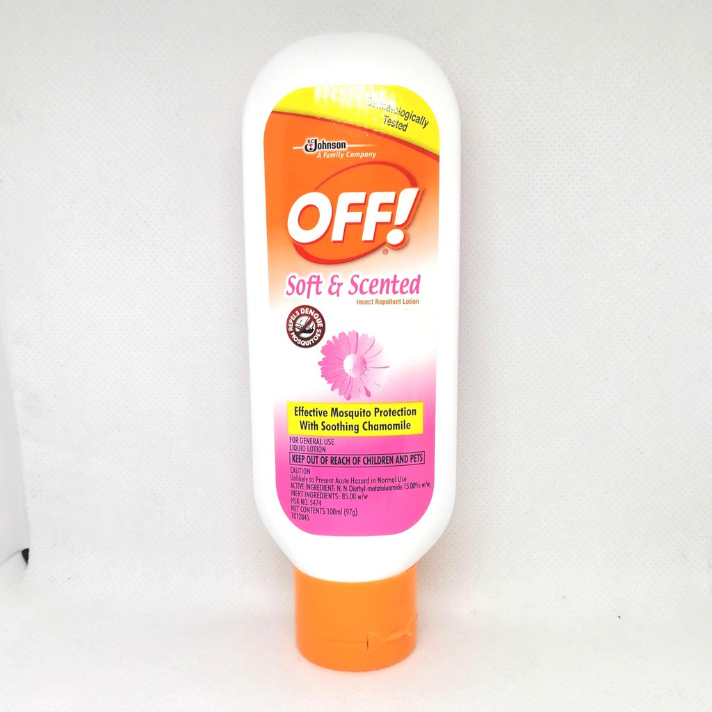 2021 Johnson OFF Lotion Soft and Scented Insect Repellent Lotion