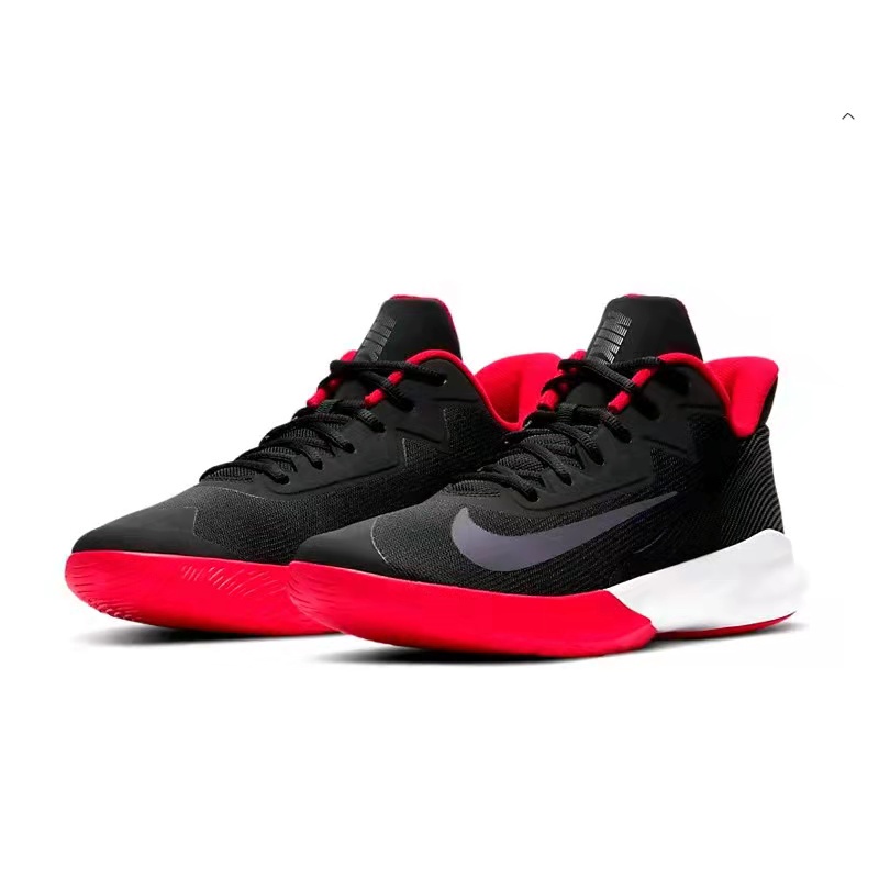 red and white basketball shoes nike