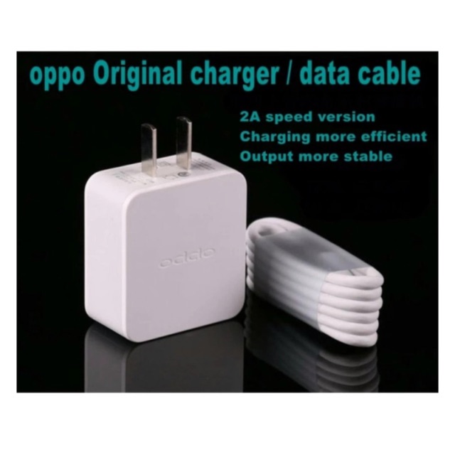Original OPPO 5V 2A USB Wall Charger 2A MicroUSB datacable | Shopee