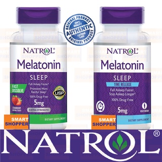 30 Tablets - Natrol Melatonin 5 mg - Fast DIssolve / Time Release