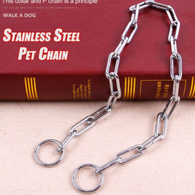 dog choker chain sizes