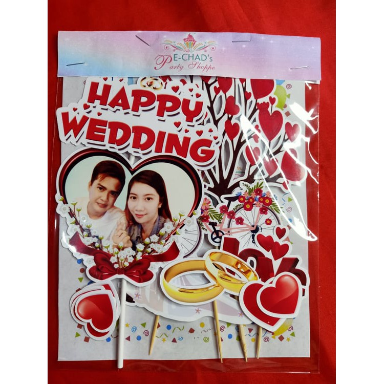 Wedding Theme Cake Topper Shopee Philippines