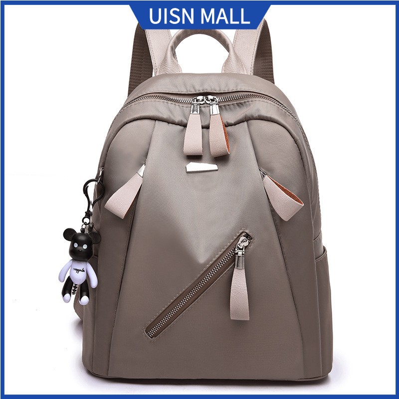 UISN #406 Korean Fashion Campus Nylon Backpack (Waterproof) | Shopee ...