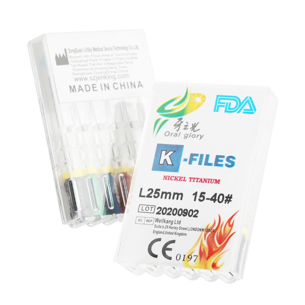 Dental niti root canal file K file nickel titanium K file expansion needle K type 28mm21mm15-40#