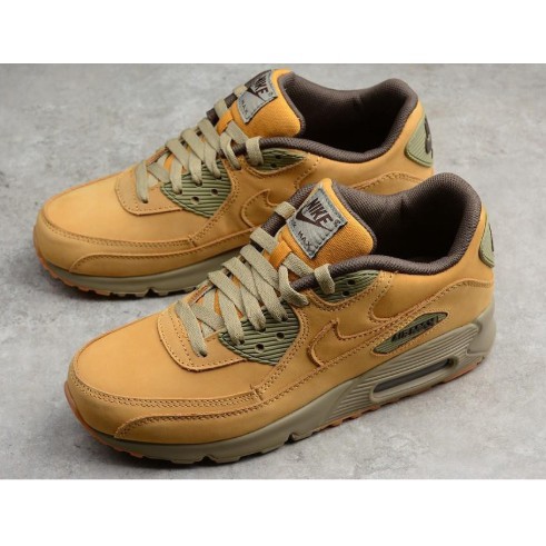 new nike air max 90 original wheat brown color men sport run | Shopee  Philippines