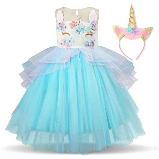 unicorn dress gown