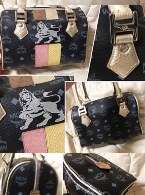 mcm princess lion handbag