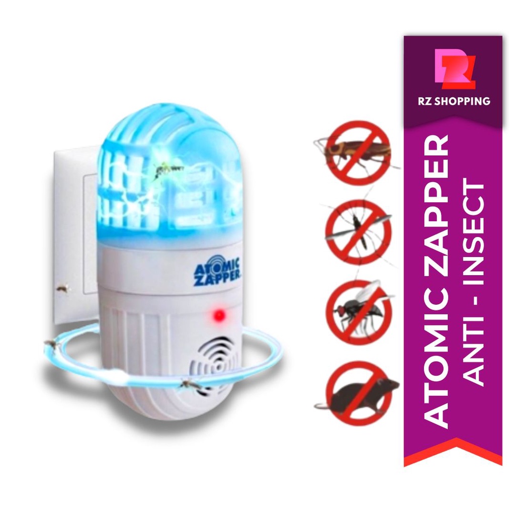 Atomic Zapper Mosquito Killer New Ultrasonic Insect Repellent Rat
