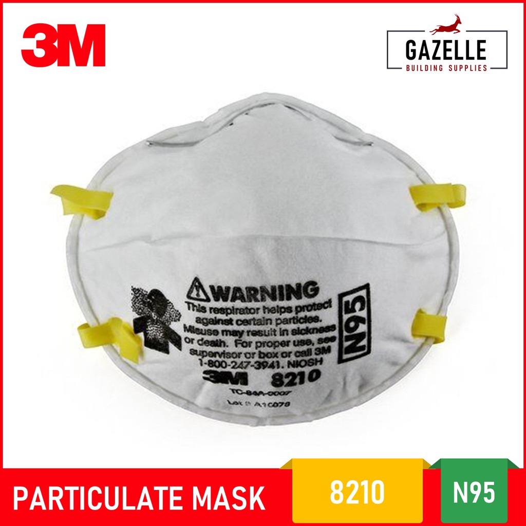 3m n95 mask particulate respirator 8210 and 9105 for dust and virus