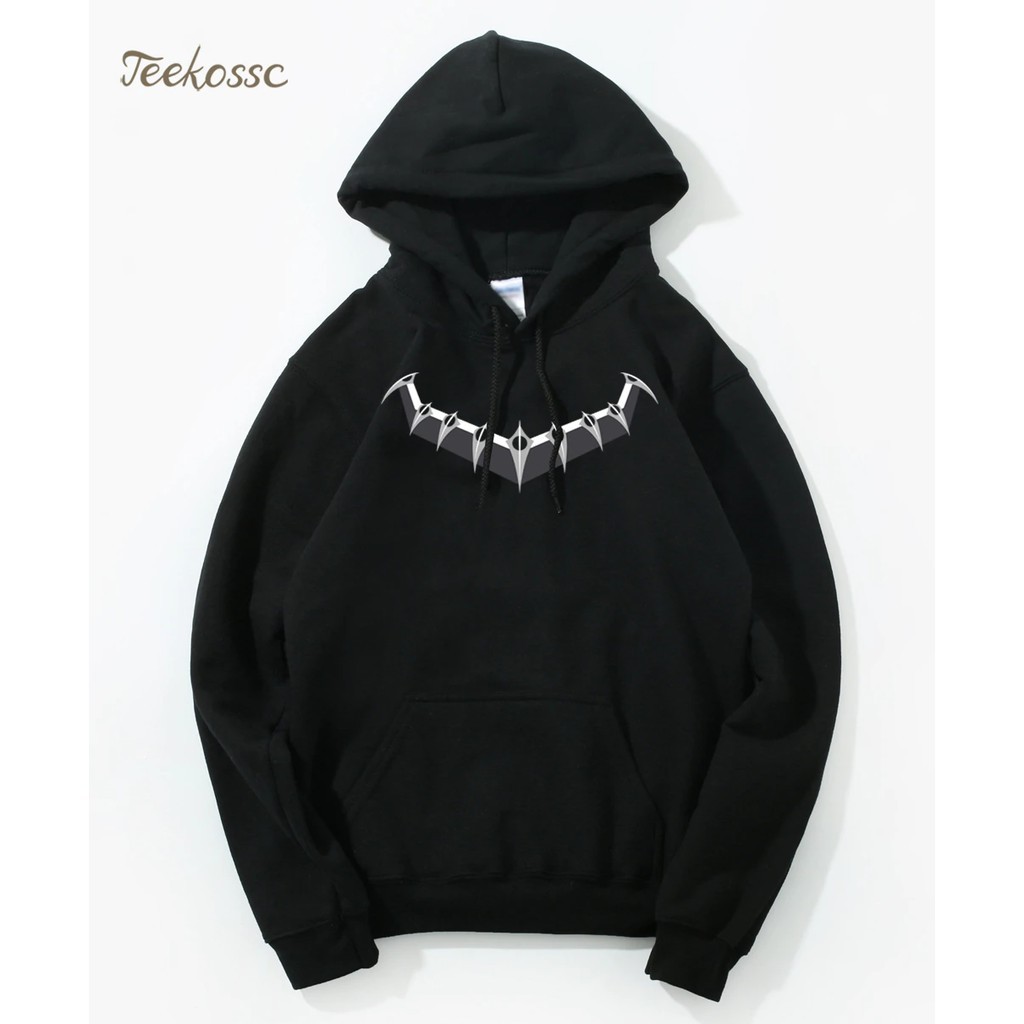 black panther necklace hoodie