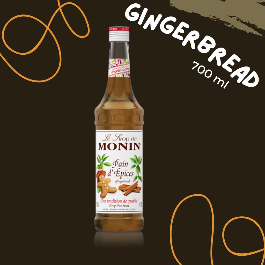 MONIN GINGERBREAD SYRUP 700 ML Shopee Philippines
