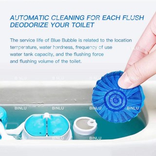 Blue bubble toilet deodorant,automatic flush concentrated cleaner,toilet bowl air freshener,BINLU #7