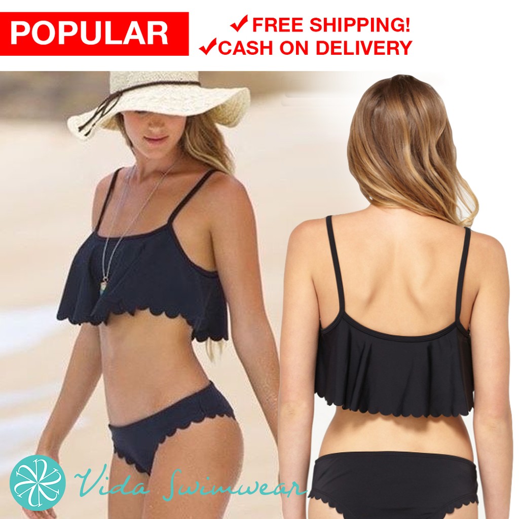 flowy bikini top