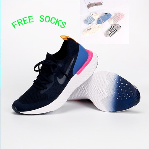 navy blue running shoes