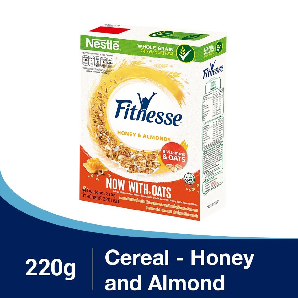 Nestle Fitnesse Honey & Almond Cereal Breakfast Cereals 220g Shopee Philippines