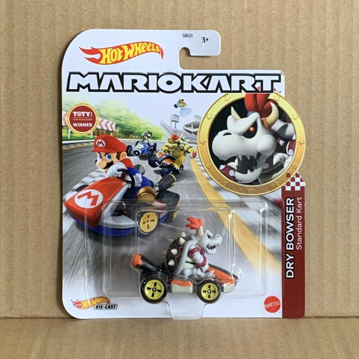 Mario Kart Dry Bowser Standard Kart Hotwheels | Shopee Philippines