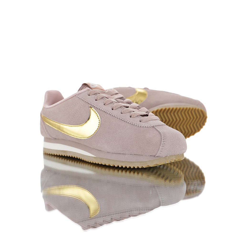 nike cortez taupe gold