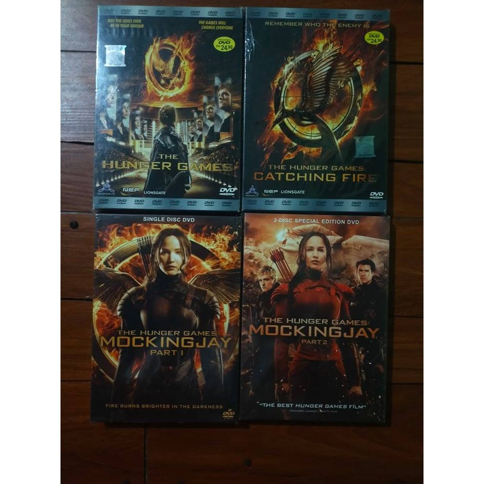 The Hunger Games set (DVD) Shopee Philippines