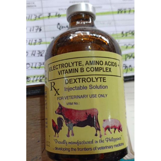 Dextrolyte Electrolyte amino acid Vit B complex 100ml Shopee