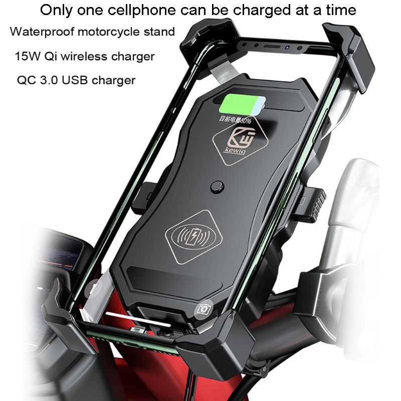 motorcycle wireless phone charger