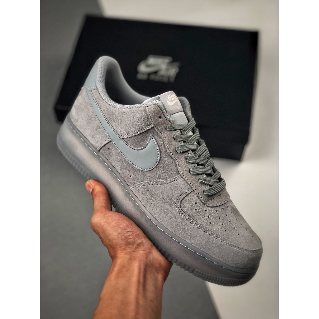 air force 1 gray suede