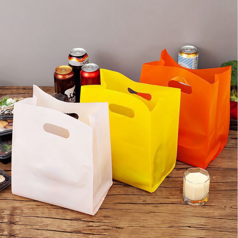 COD plastic take out bag 50pcs/ pack Take Away Bags | Shopee Philippines