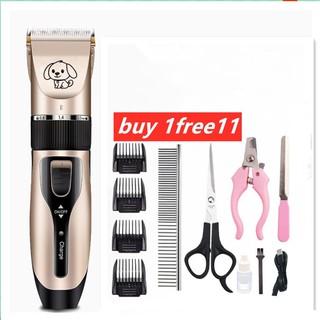 Dog Shaver Clippers Pet Grooming Kit Low Noise USB Rechargeable  Electric Hair Trimmers Shaver Sets