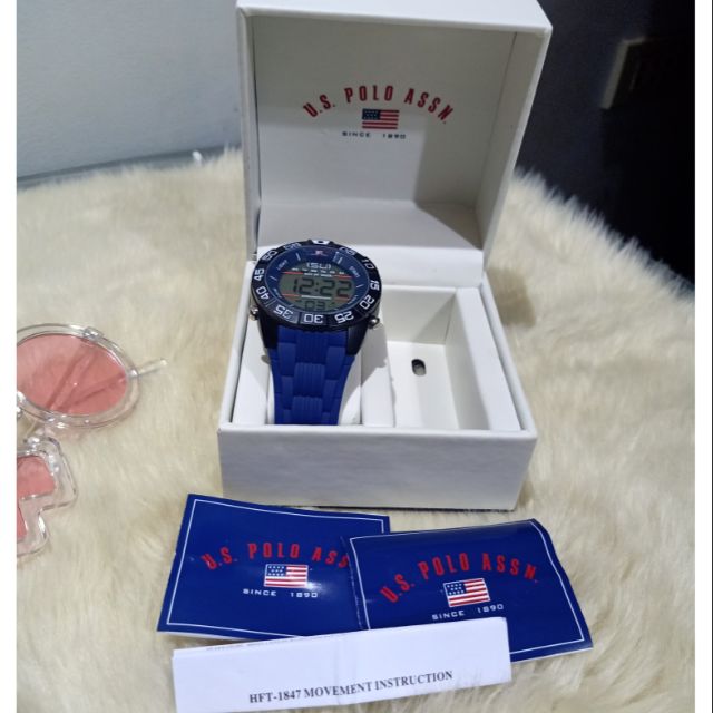 us polo assn watch blue