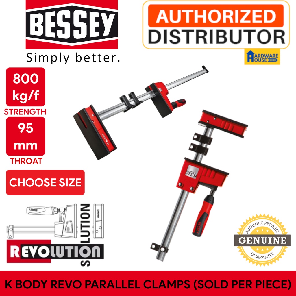 ORIGINAL Bessey K Body REVO Parallel Bar Clamps Sold Per 1 Piece ...