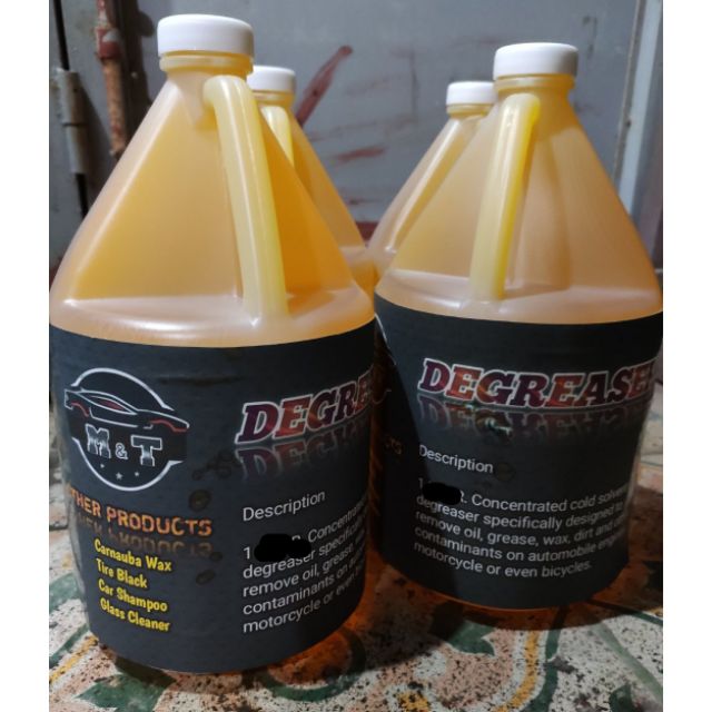 Degreaser 1 Gallon or 3.6 Liters for Engines, Cars, Bikes and