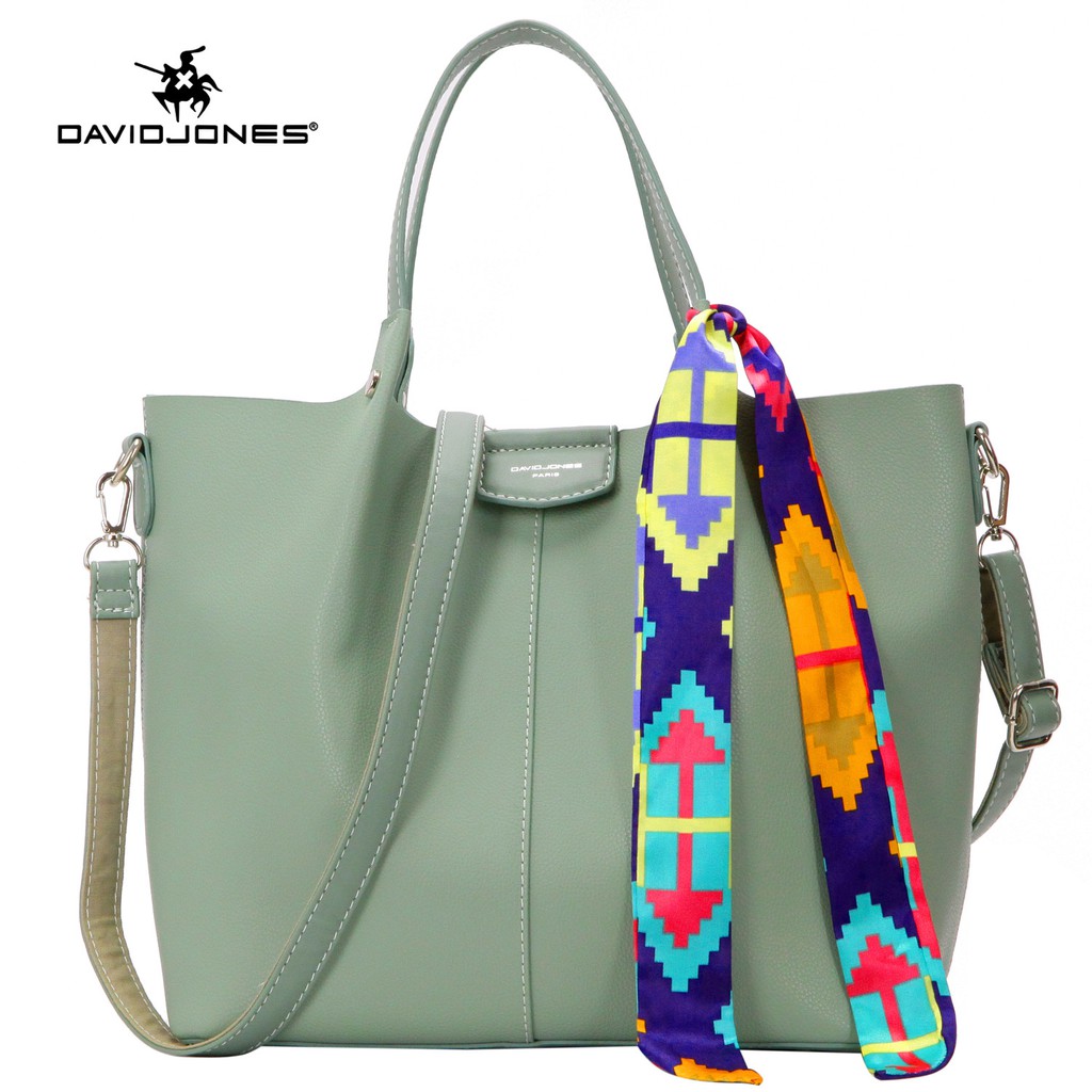 david jones green bag