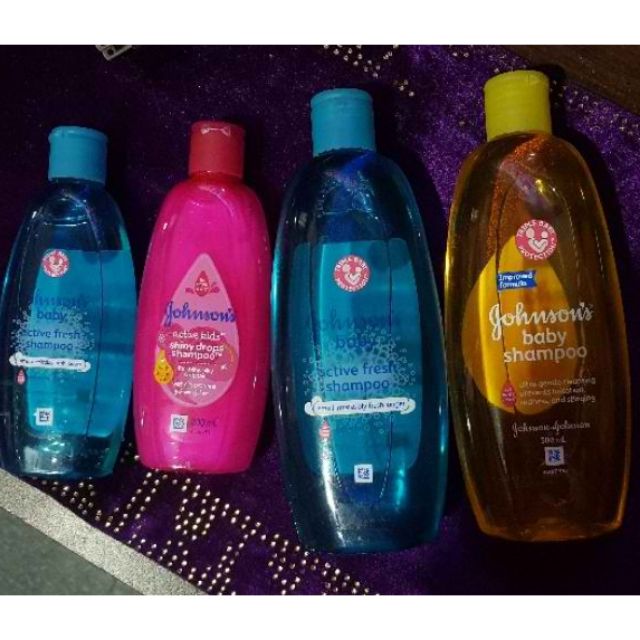 johnson shampoo blue
