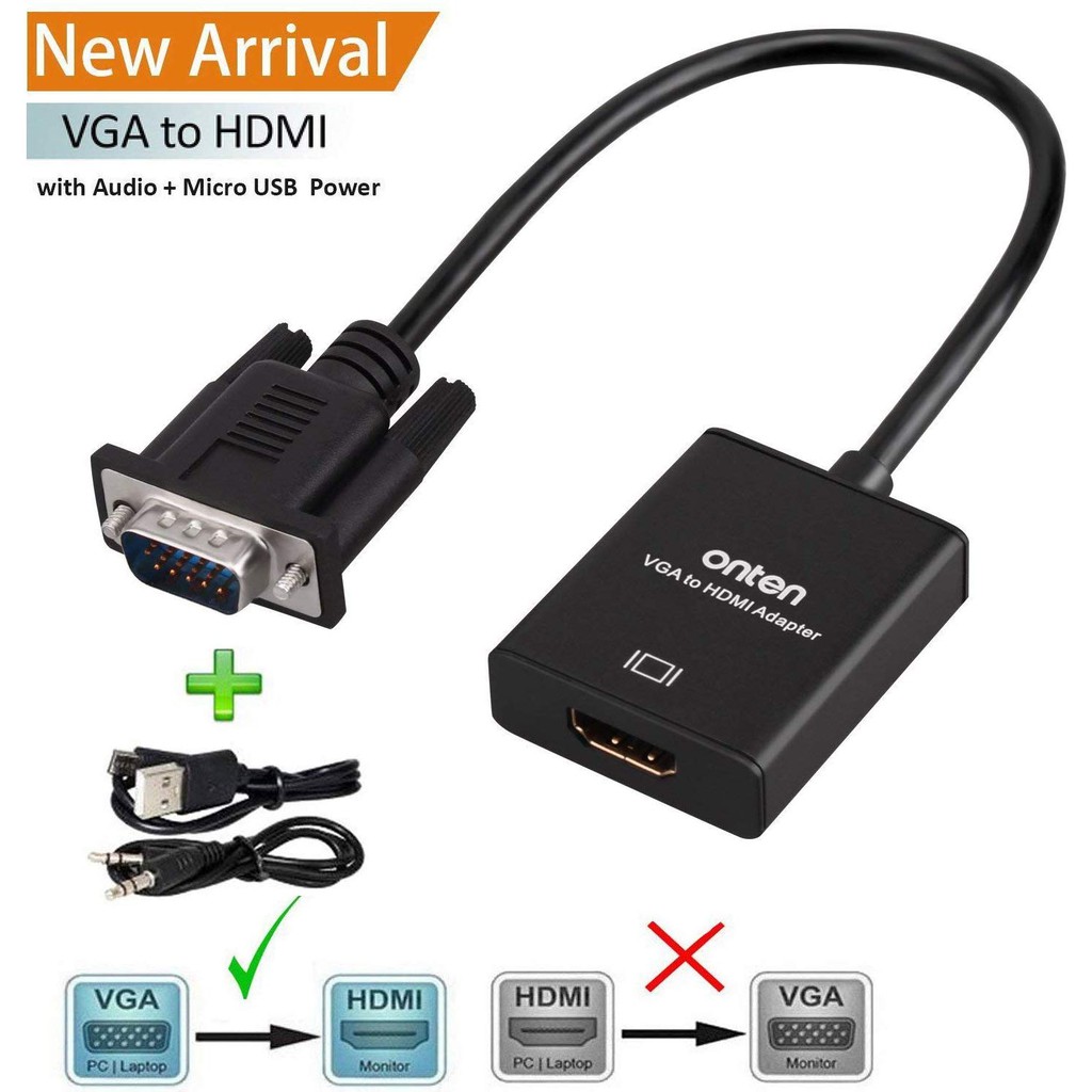 GLINK VGA TO HDMI ADAPTER bestbuytarlac goodqualityproduct Shopee