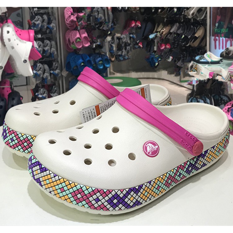 crocs colorful sandals