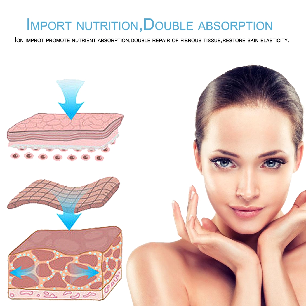 Cryo Heating Therapy Skin cool Electroporation Needle Free Mesotherapy Machine Hot Cold Hammer Facial Anti Aging Beauty Device