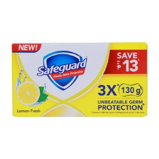 Safeguard Value Pack Lemon Fresh Tripid Bar Soap (130g ...