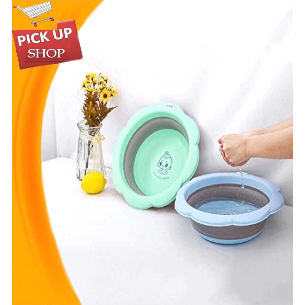 Portable Folding Bucket Foldable Wash Basin Collapsible Basins Shopee