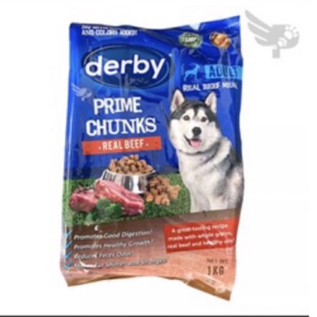 Derby Adult Prime Chunks 1kg pack (Dry Dog Food) Shopee Philippines