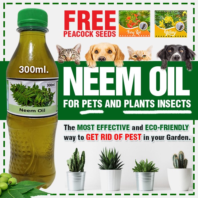 Neem Oil for Plants and Pets (PURE 300ml ) Shopee Philippines