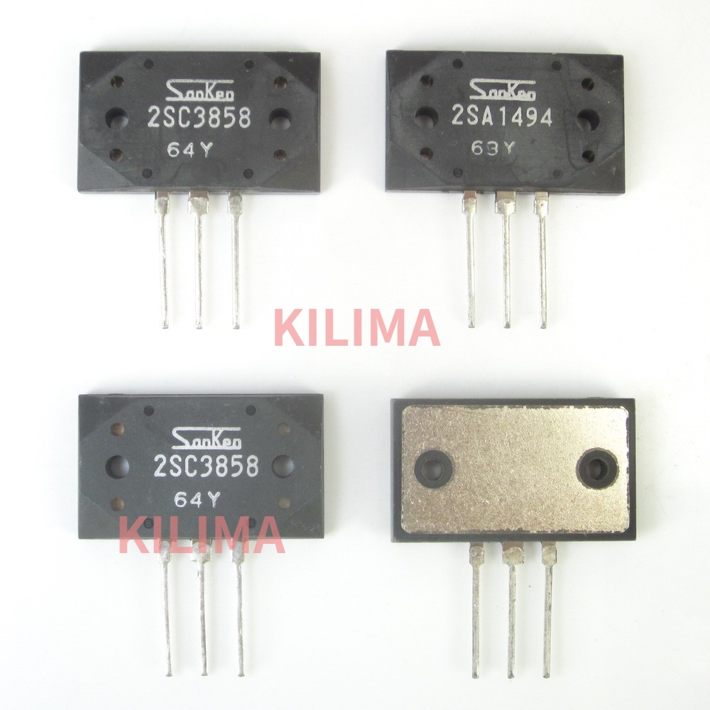 1 Pair Original Sanken Transistor 2SA1494 2SC3858 MT-200 Silicon A1494 ...